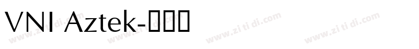 VNI Aztek字体转换